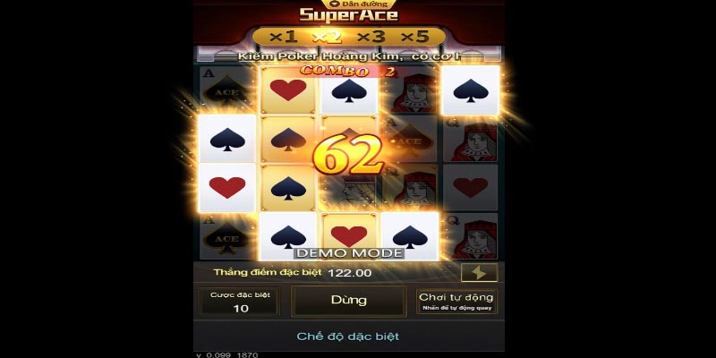 Siêu Cấp ACE - Phiên Bản Slot Game Hấp Dẫn Năm 2024 Tại Hi88 1 Siêu Cấp ACE có thiết kế đồ họa đẹp mắt và thu hút